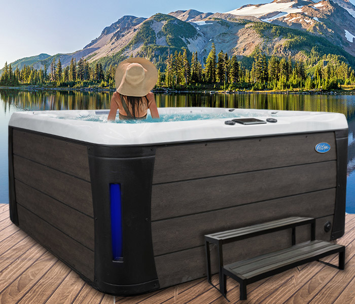 Calspas hot tub being used in a family setting - hot tubs spas for sale Placentia
